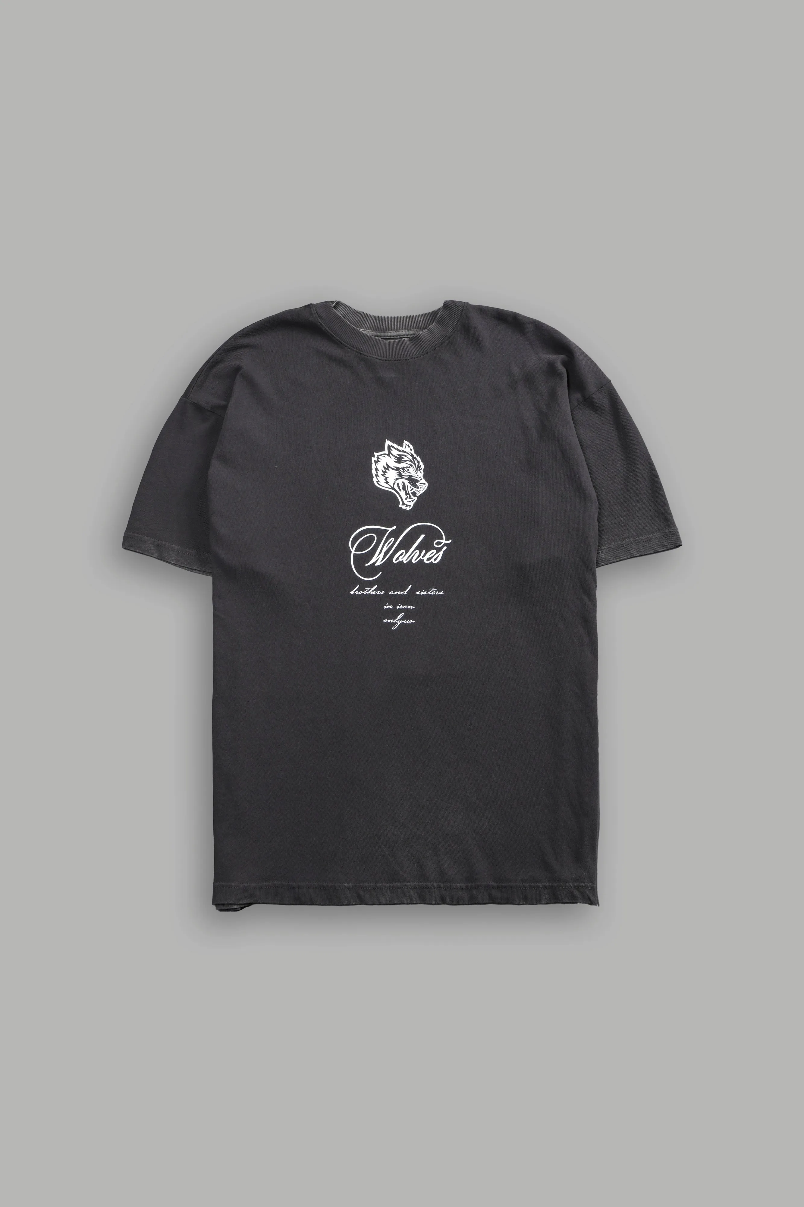 (1 OF 500) Death Star "Premium" Oversized Tee in Wolf Gray