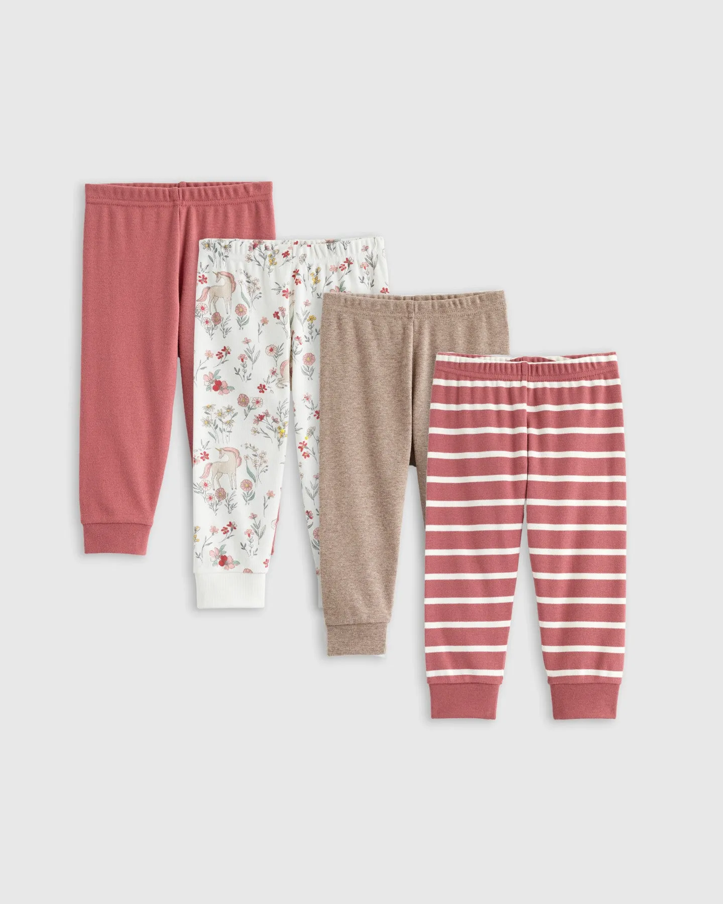 100% Organic Cotton Pants 4-Pack