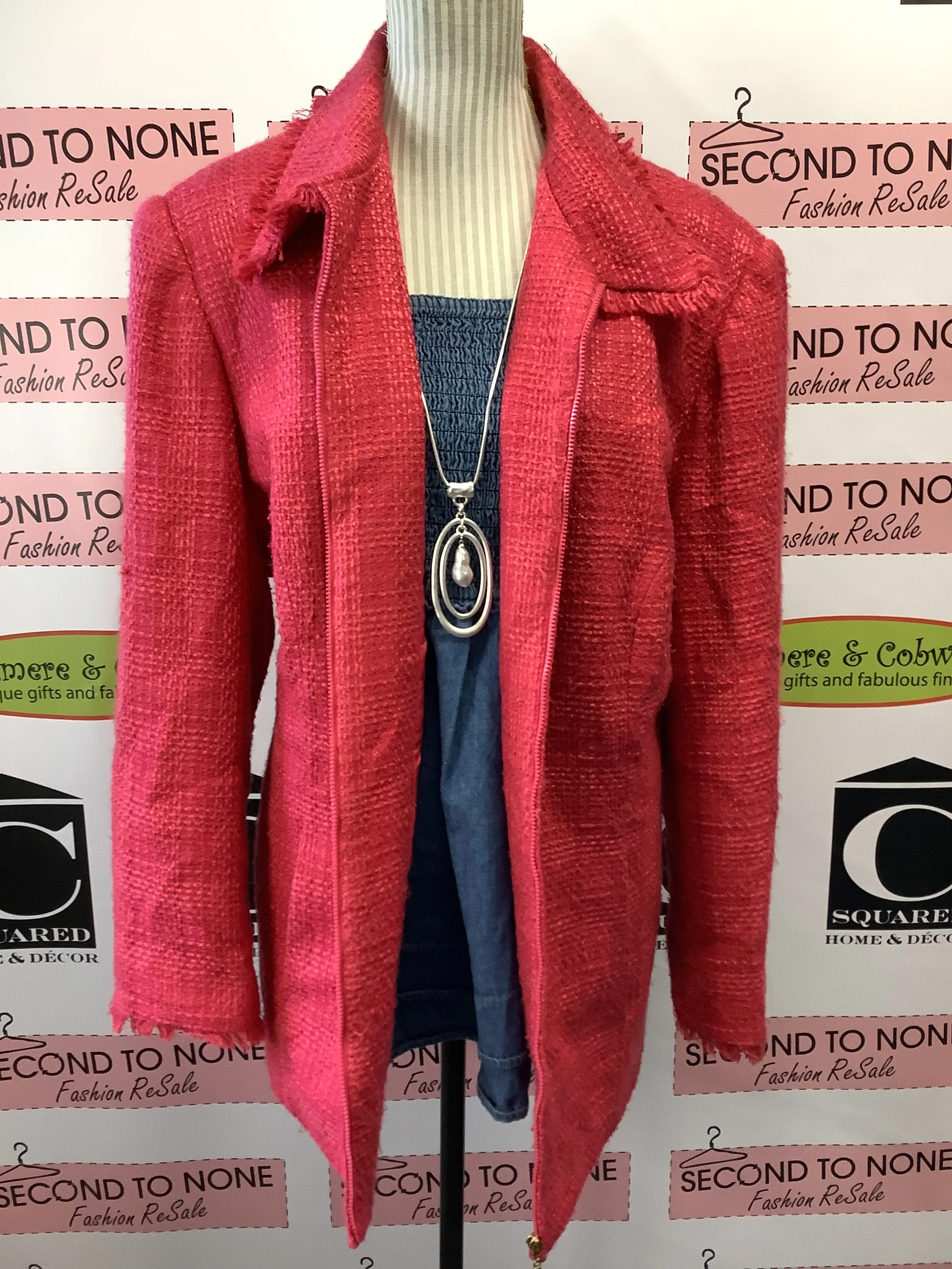 Alfred Dunner Tweed Coat (Size 22W)