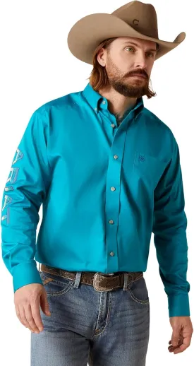 ARIAT Men's Team Logo Twill Classic Fit Shirt
