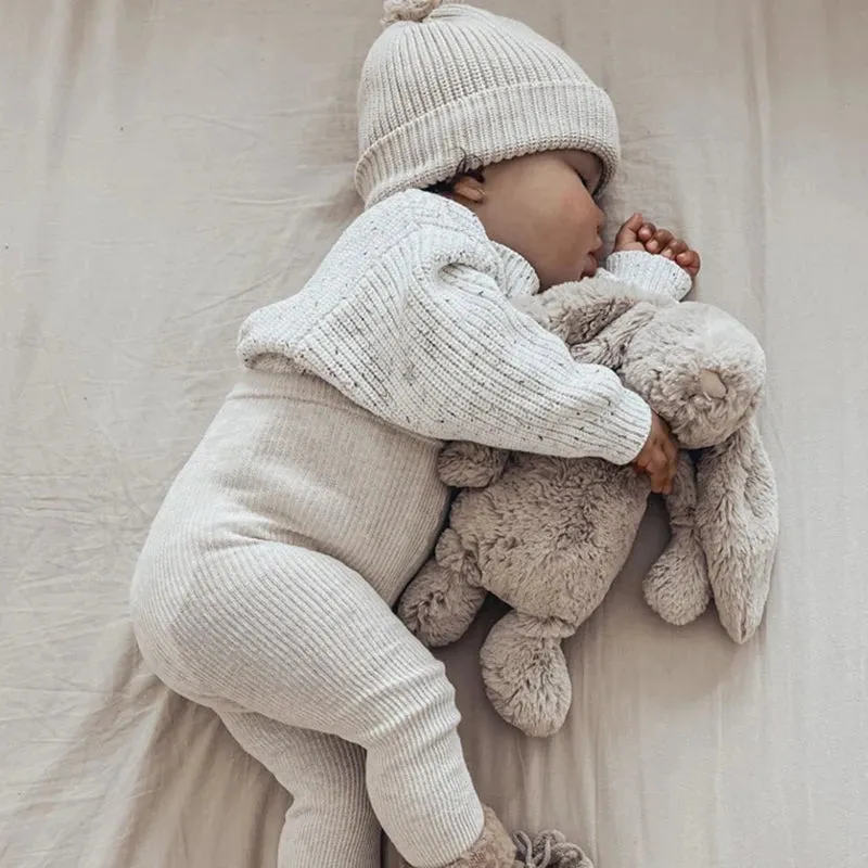 Autumn Toddler Children Sweaters Loose Infant Boys Girls Long Sleeve Knitting Pullovers Tops Kids Baby Girl Boy Sweaters