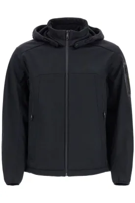 black adjustable hooded coat 50515100 BLACK
