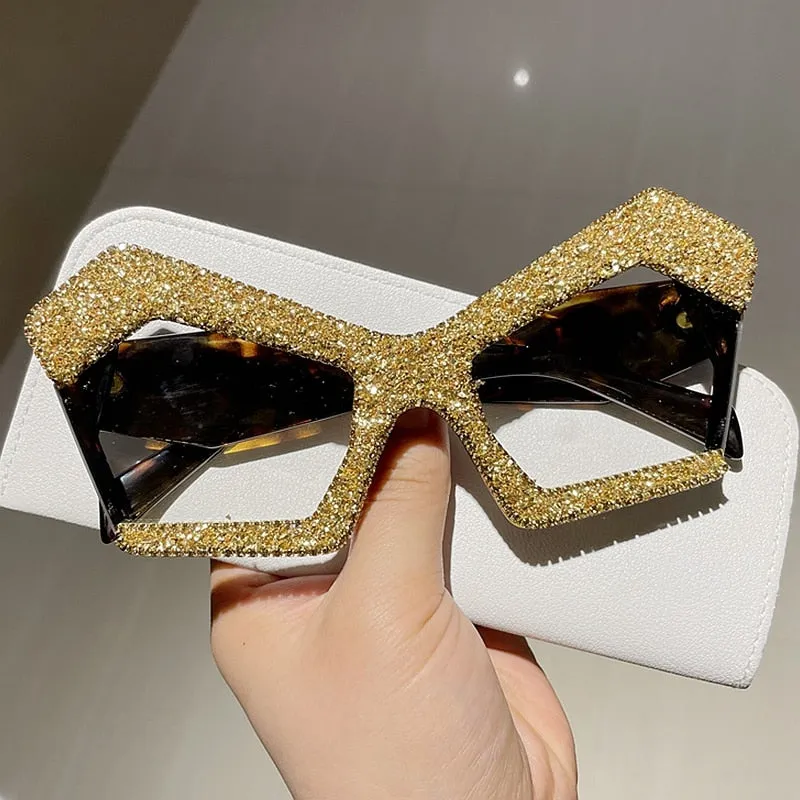 Bling Personality Oversized Punk Womans