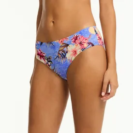 Blue Hawaii Mid Bikini Pant Iris