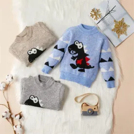 Boys Long Sleeve Dinosaur Sweaters