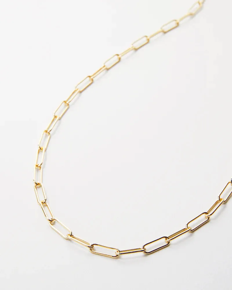 BRYAN ANTHONY CONNECTED BOLD PAPERCLIP NECKLACE