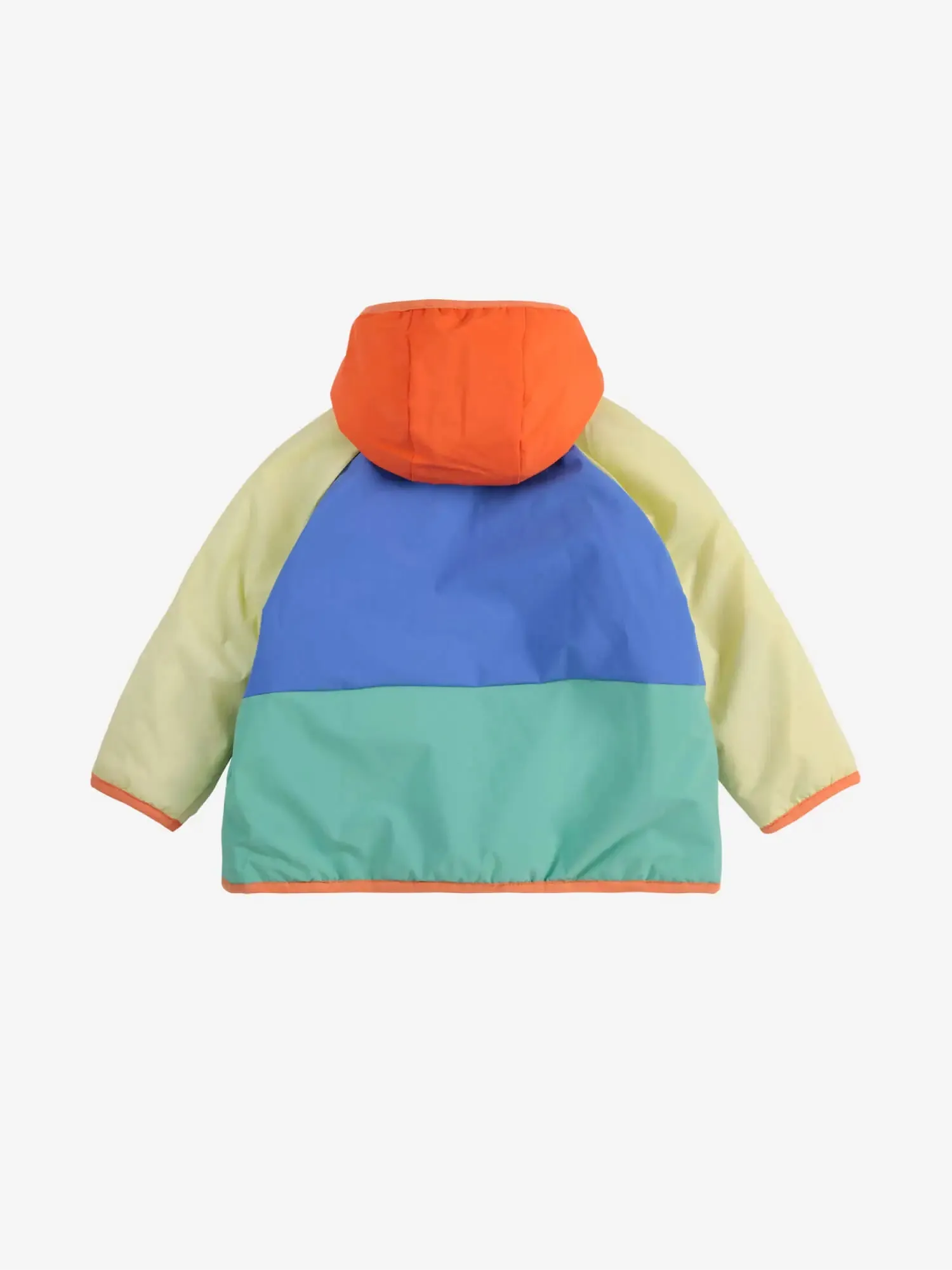 Color Block reversible light anorak