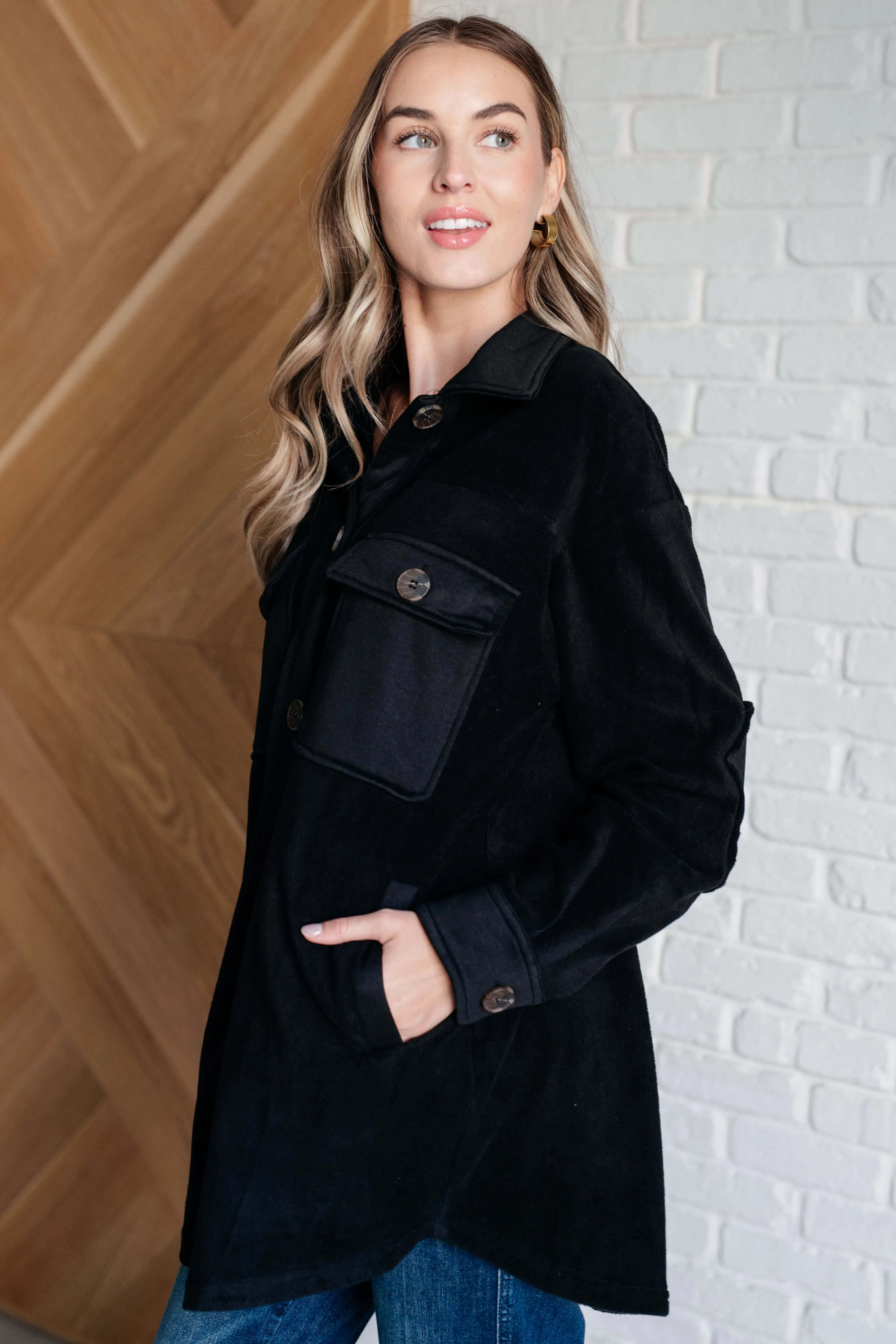 Fantastic in Fleece Jacket in Black - 12/5/2024