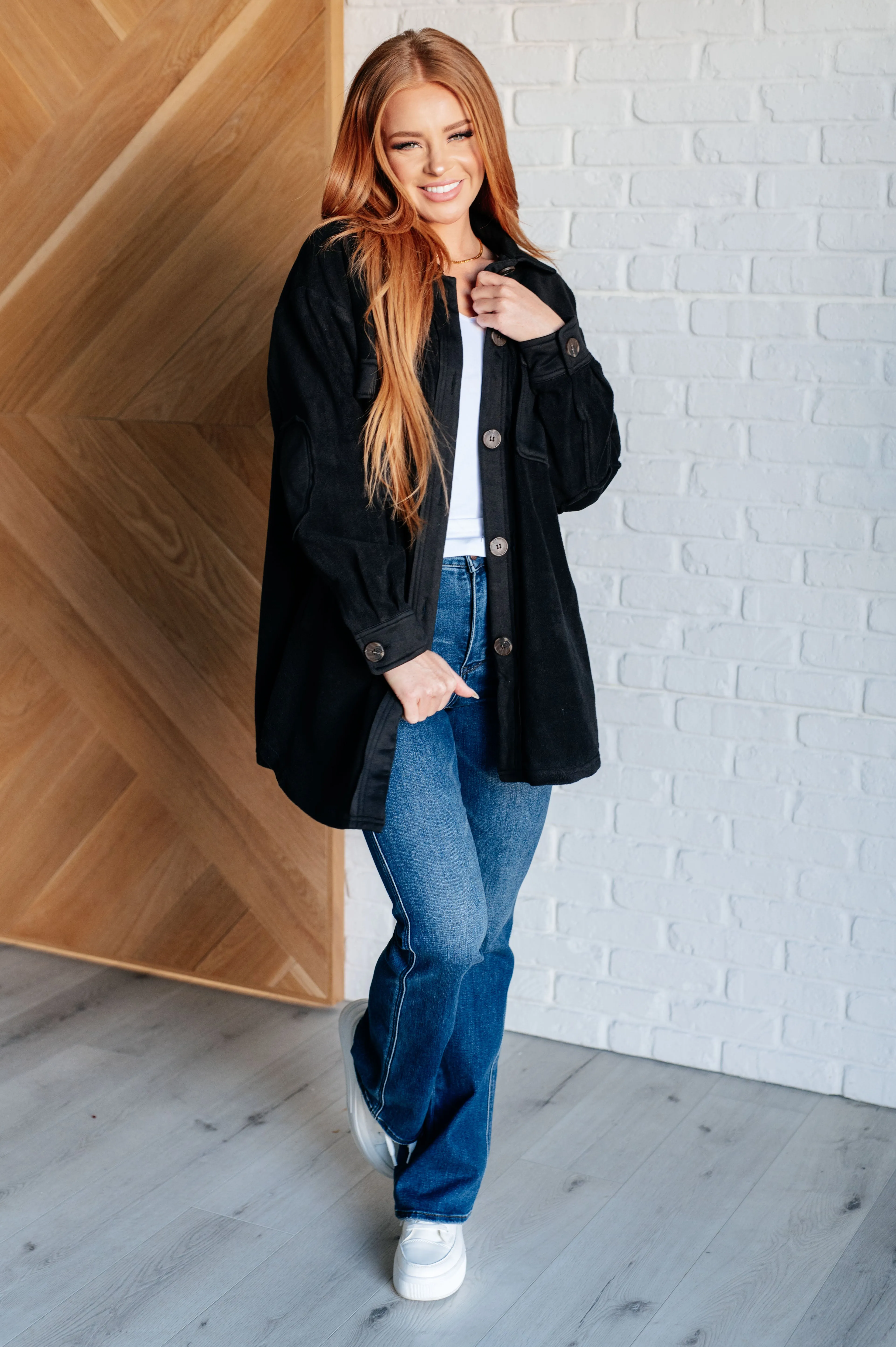 Fantastic in Fleece Jacket in Black - 12/5/2024
