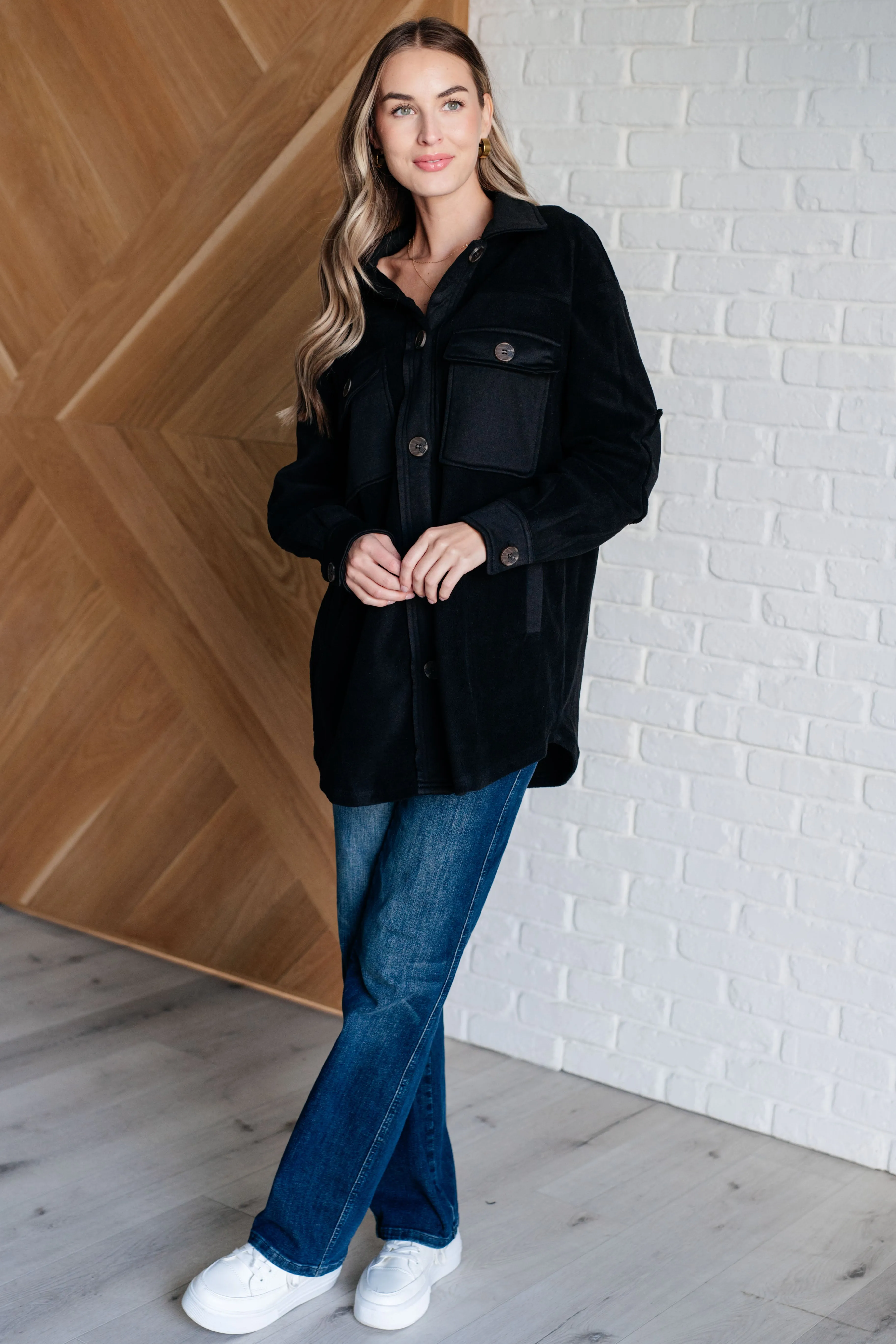 Fantastic in Fleece Jacket in Black - 12/5/2024