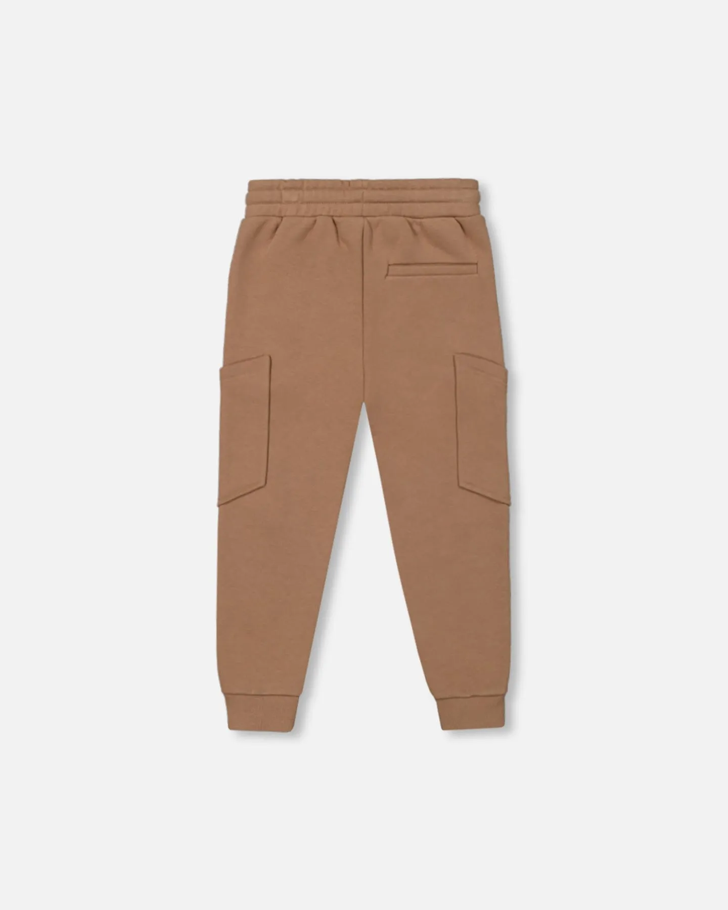 French Terry Sweatpants With Side Pockets Beige