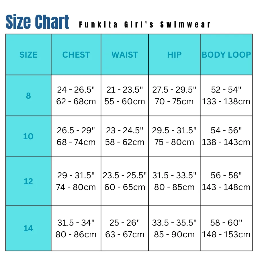 Funkita Girls Diamond Back One Piece FKS033G - No Cheating