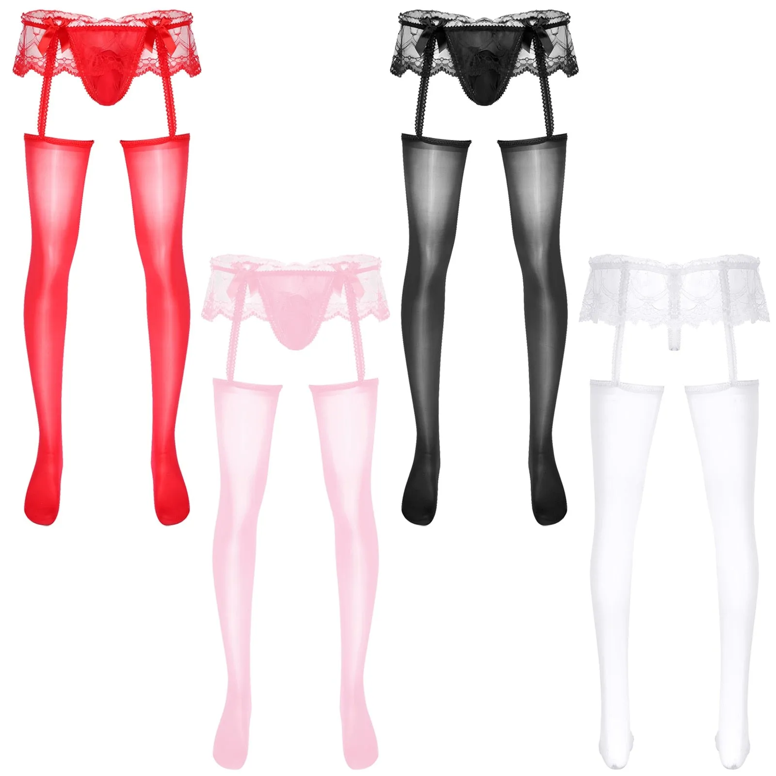 Gay Pantyhose Garter   Stocking