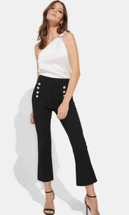 Generation Love Amirah Crepe Pants in Black