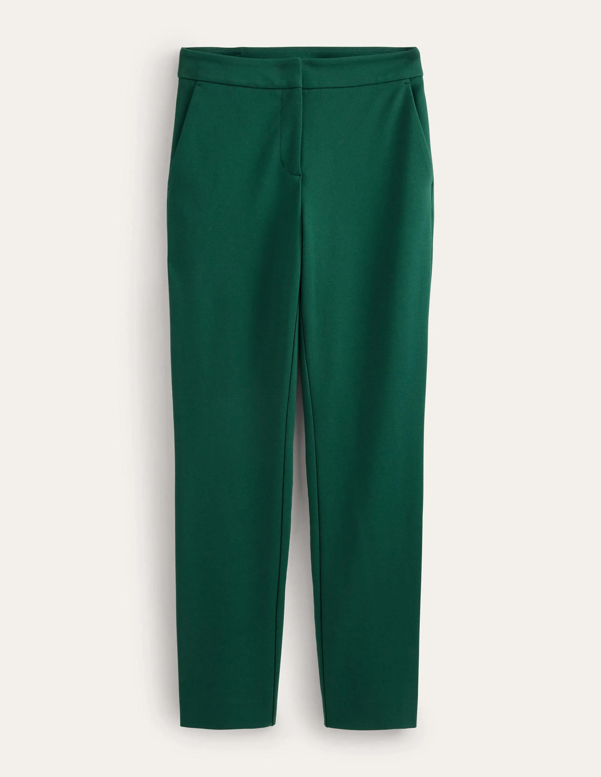 Hampshire 7/8 Ponte Trousers-Emerald Night