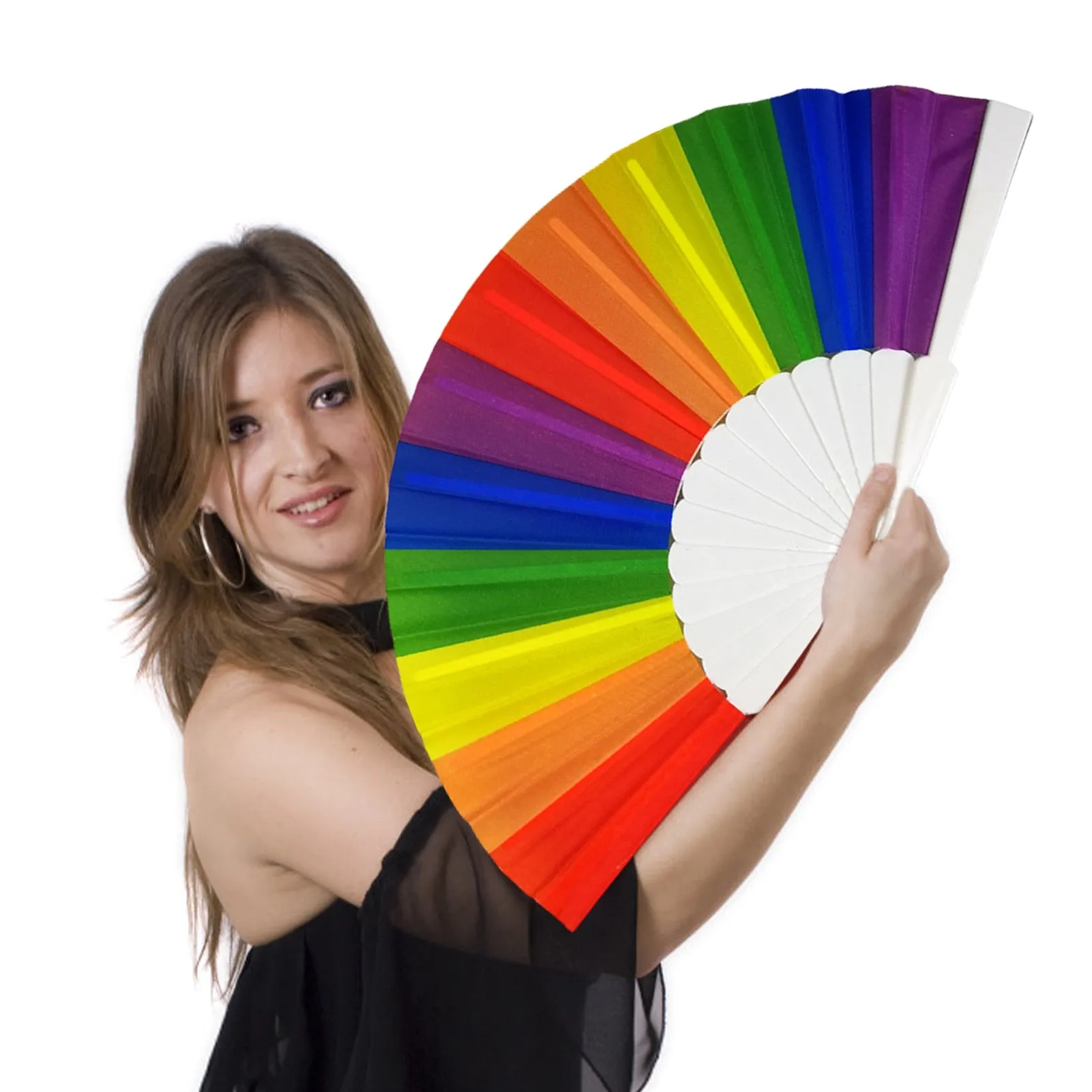 Handheld Clacking LGBT Fan