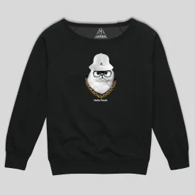 HELLA FRESH WOMEN'S SCOOP NECK SWEATSHIRT