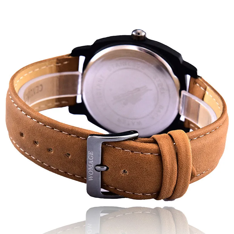 Hot luxury brand quartz watch Casual Fashion Leather watches reloj masculino men watch Sports Watches