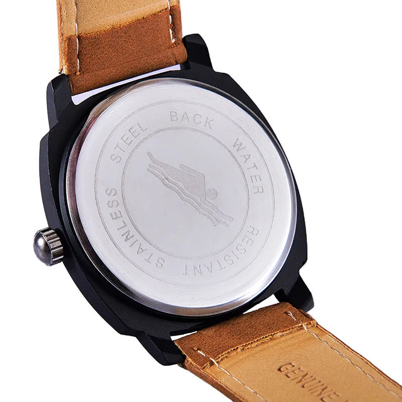 Hot luxury brand quartz watch Casual Fashion Leather watches reloj masculino men watch Sports Watches
