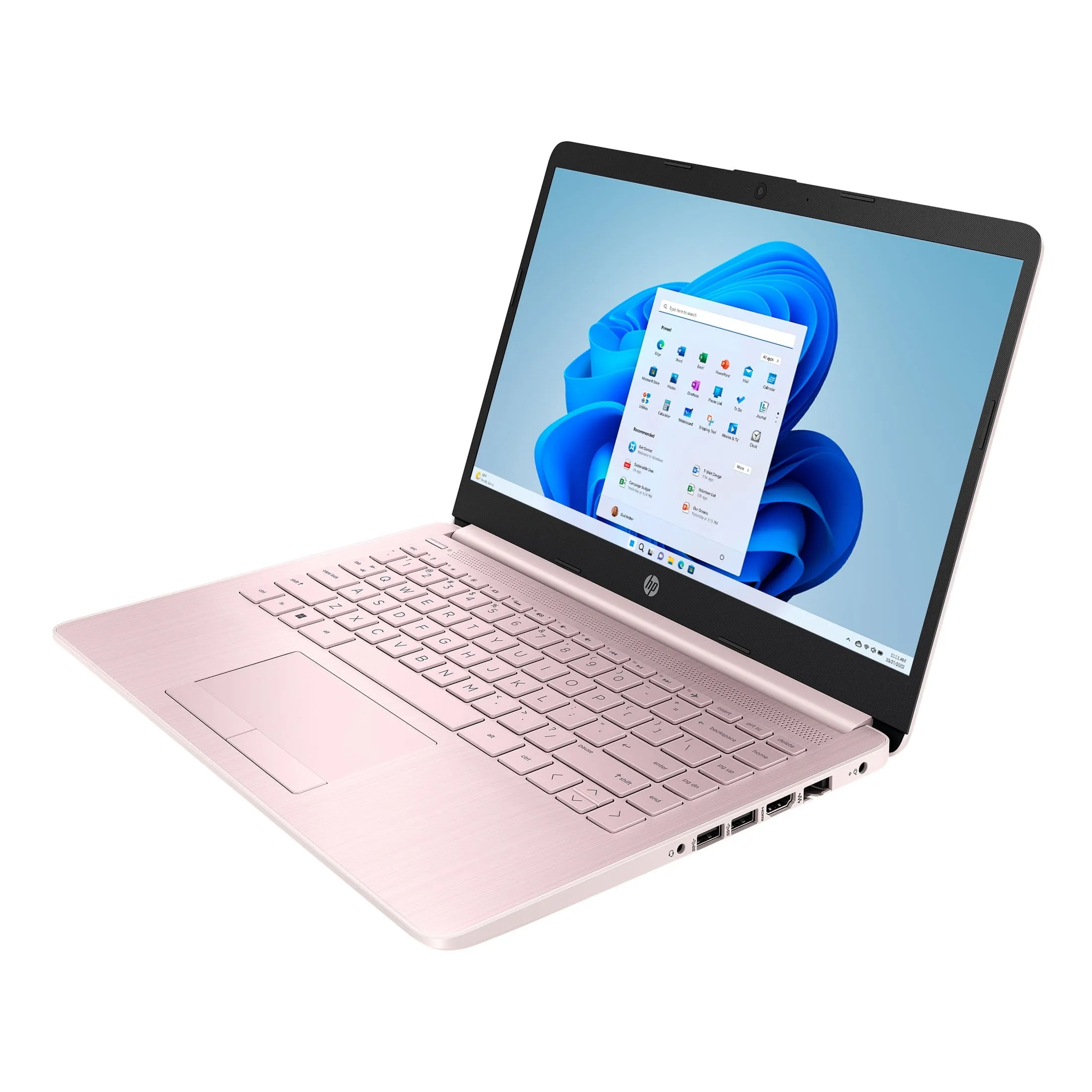 HP Stream 14 inch Windows Laptop Intel Processor N4120 4GB RAM 64GB eMMC Pink (12-mo. Microsoft 365 included)