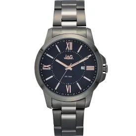 Jag Gunmetal Grey Black Dial Men's Watch J2157A