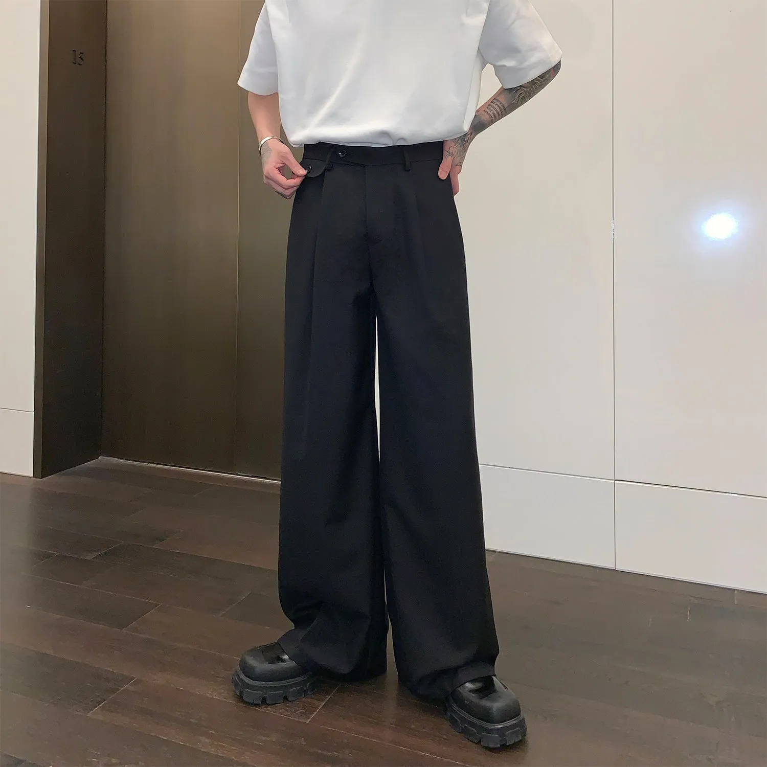 Jinquedai  Pleated Office Trousers