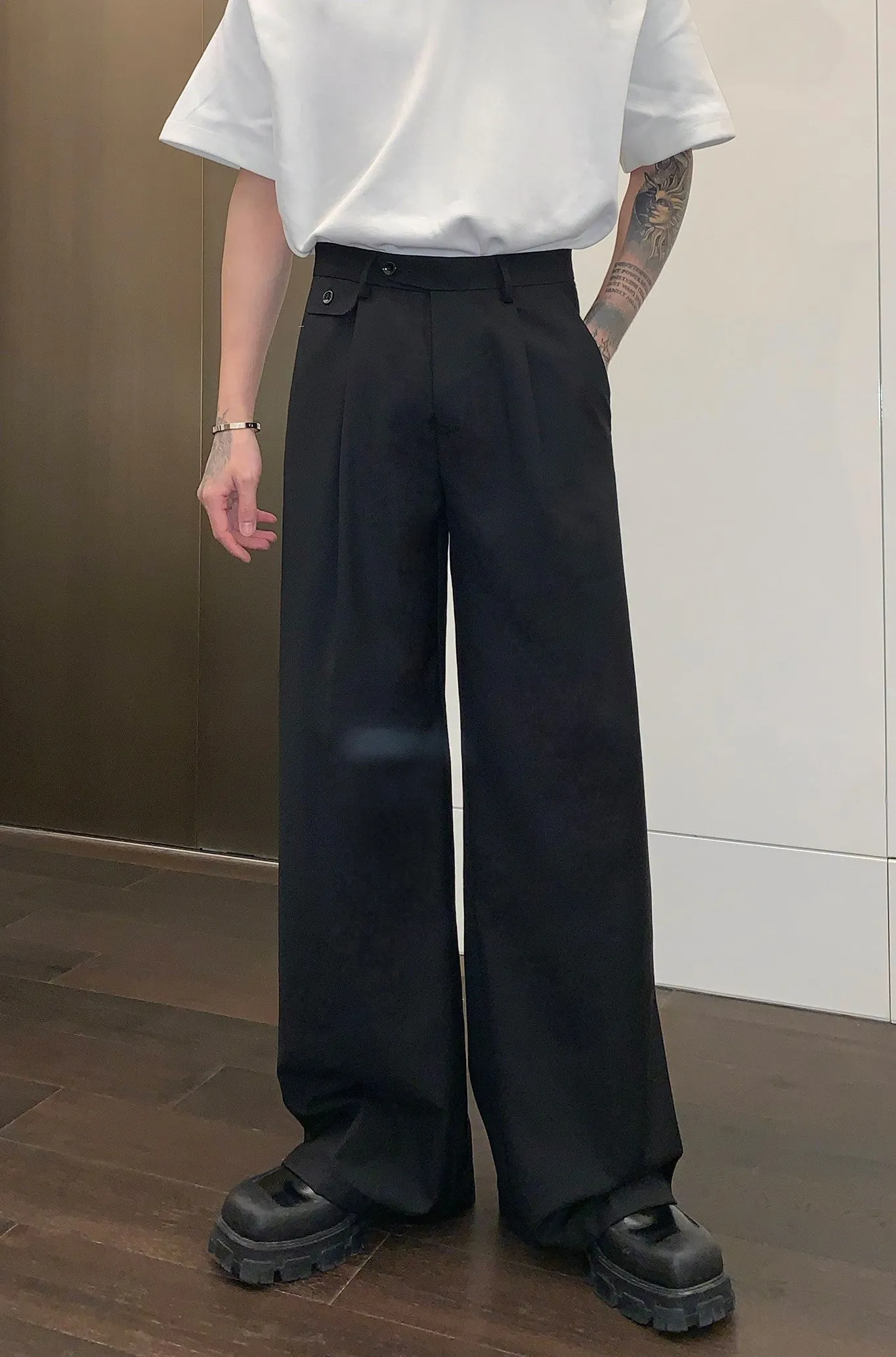 Jinquedai  Pleated Office Trousers