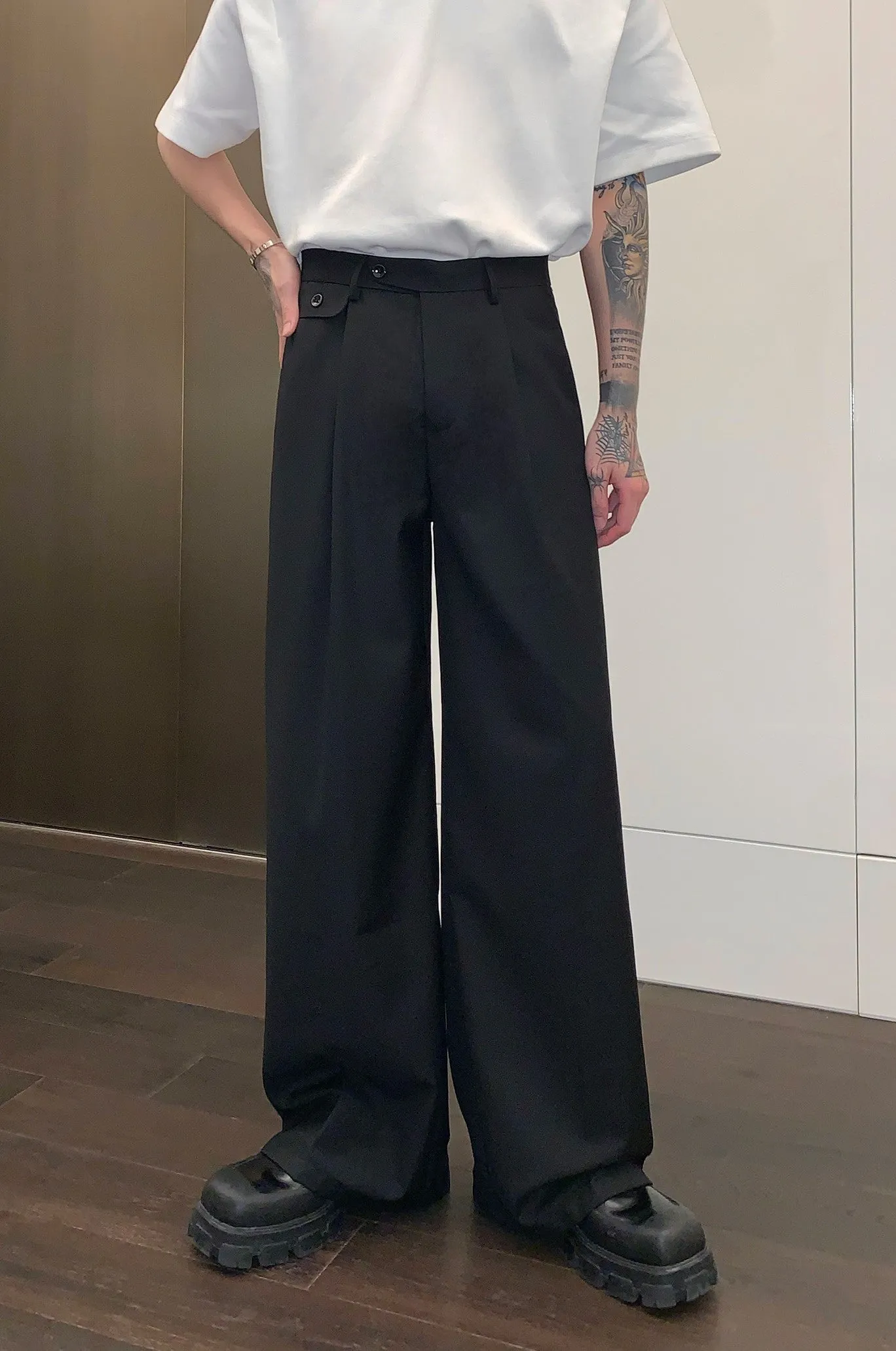 Jinquedai  Pleated Office Trousers