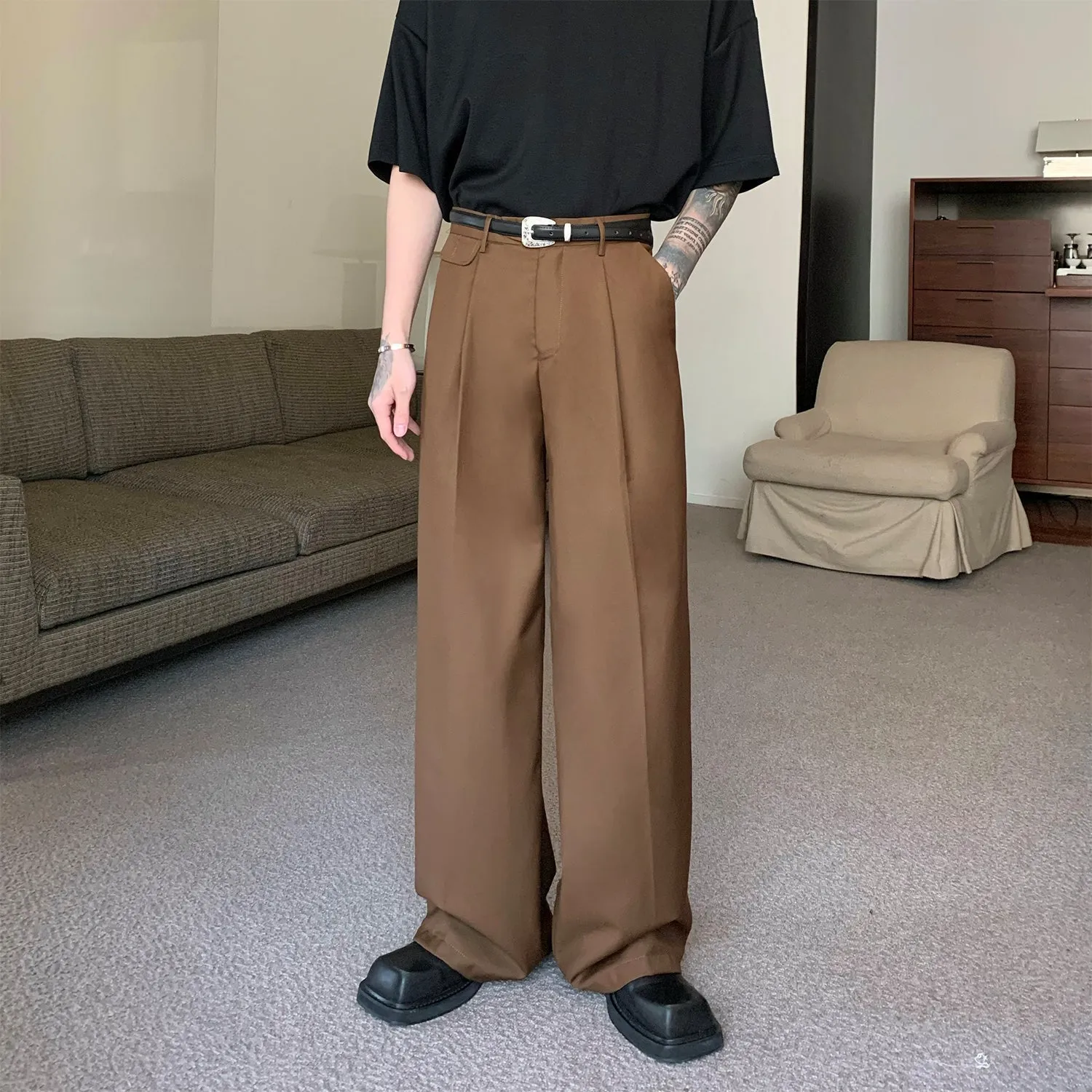 Jinquedai  Pleated Office Trousers