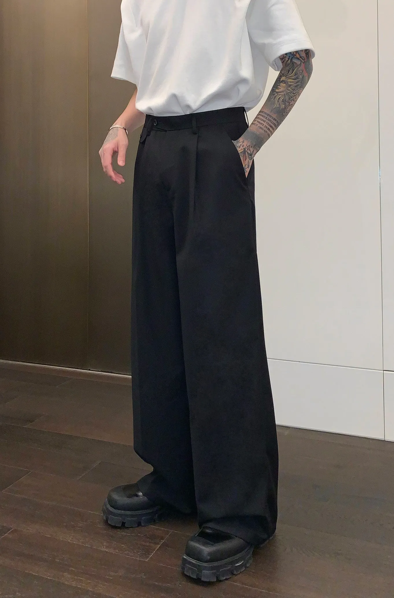 Jinquedai  Pleated Office Trousers