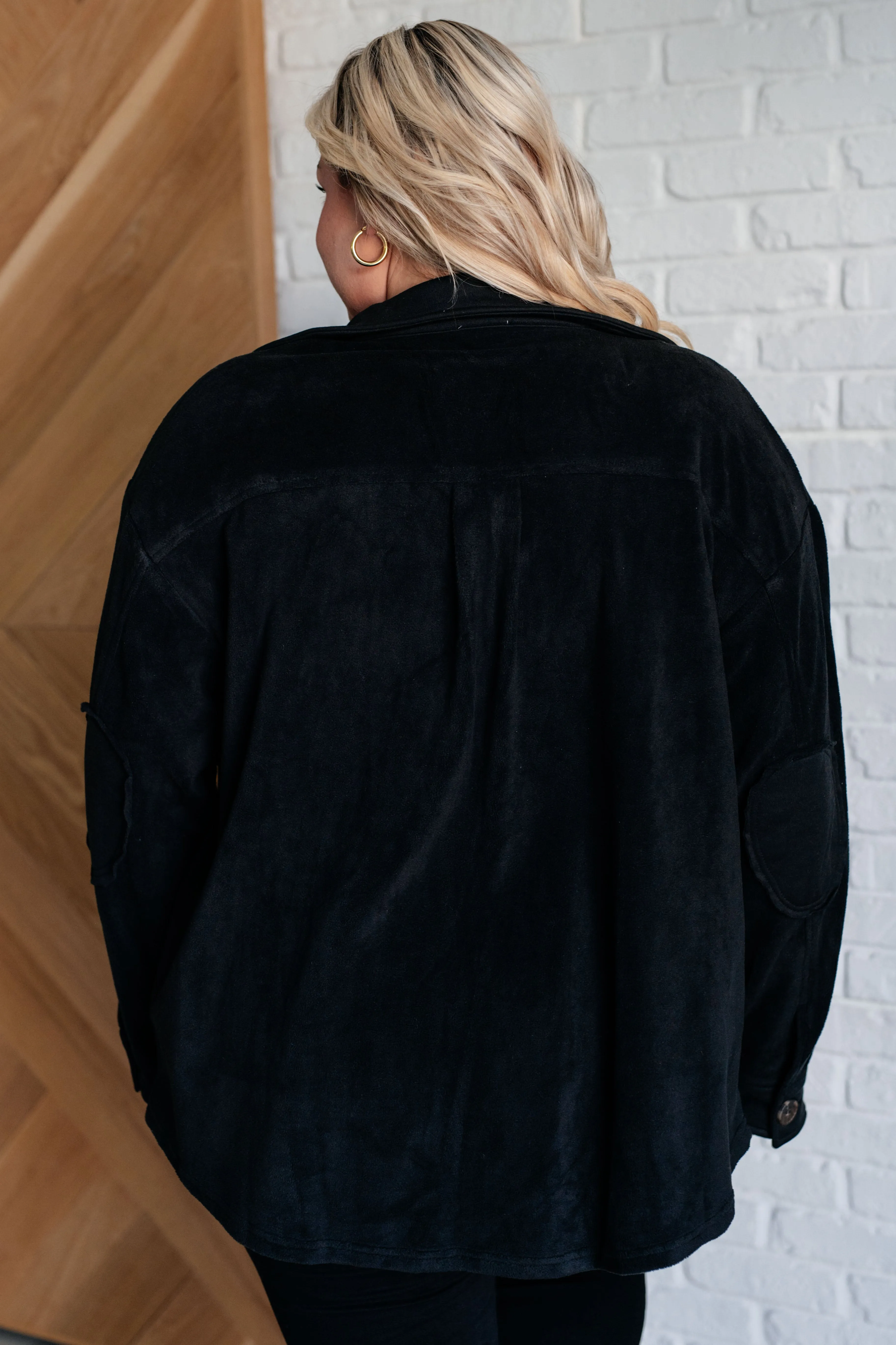 Jodifl Fantastic in Fleece Jacket in Black