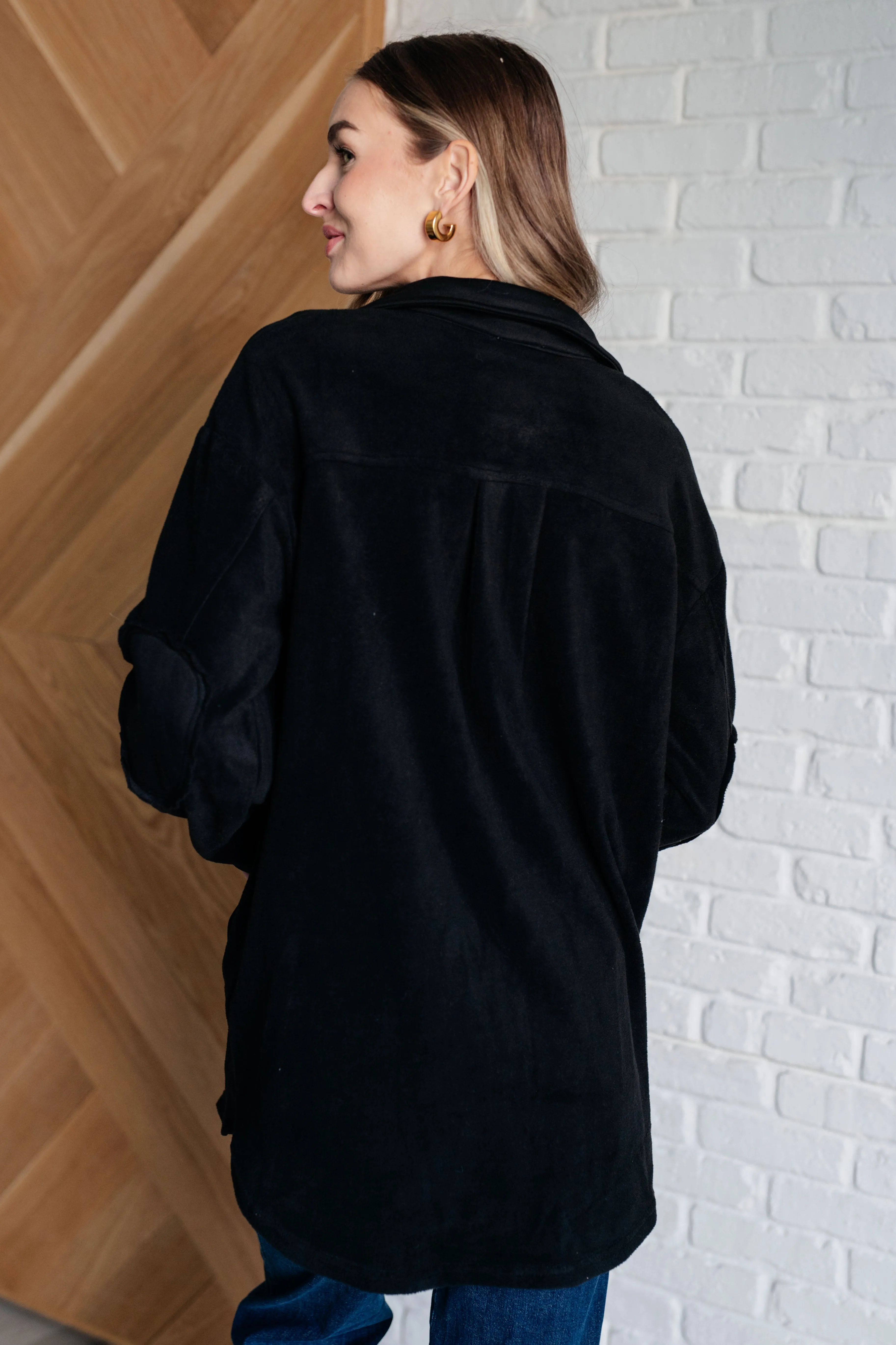 Jodifl Fantastic in Fleece Jacket in Black