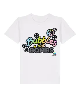 Kids Bubbles Not Bombs T-shirt