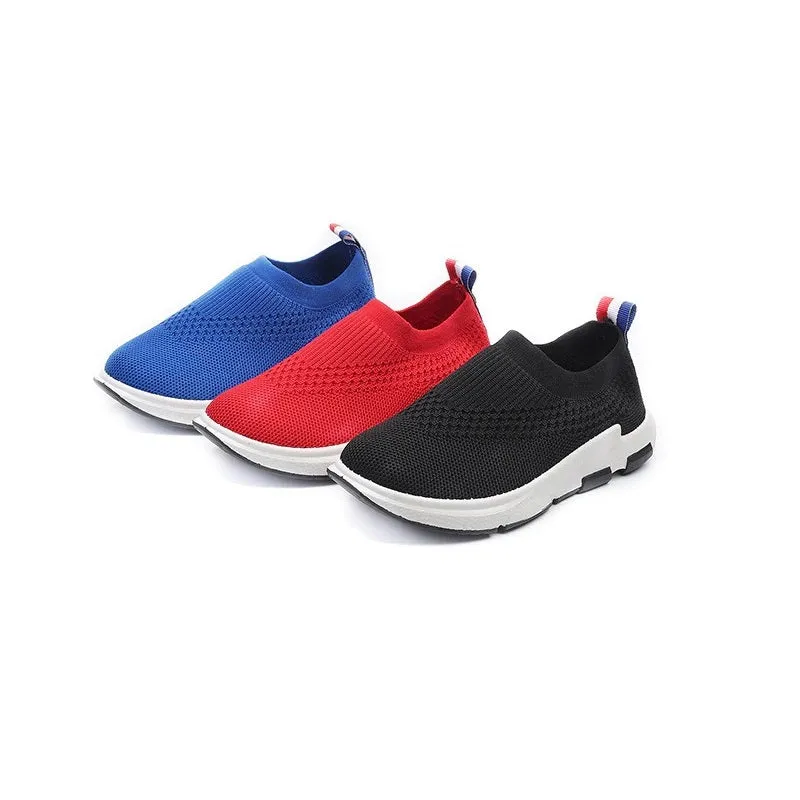 Kids Running Sneakers. Boys/Girls Sport Shoes, Breathable, Knit Socks Sneakers.