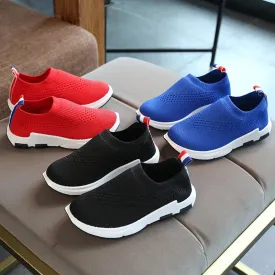 Kids Running Sneakers. Boys/Girls Sport Shoes, Breathable, Knit Socks Sneakers.