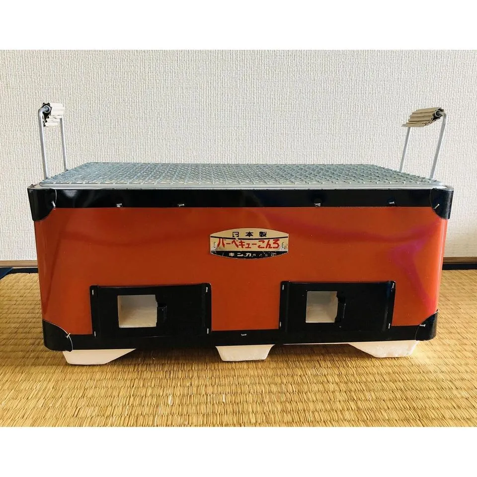 KINKA BBQ Konro 37.5x21.5cm Diatomite Charcoal Grill Hibachi