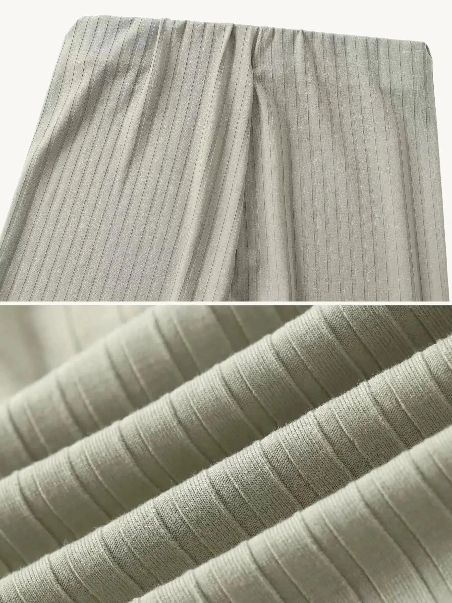 Leandra – Ribbed texture – Casual pants