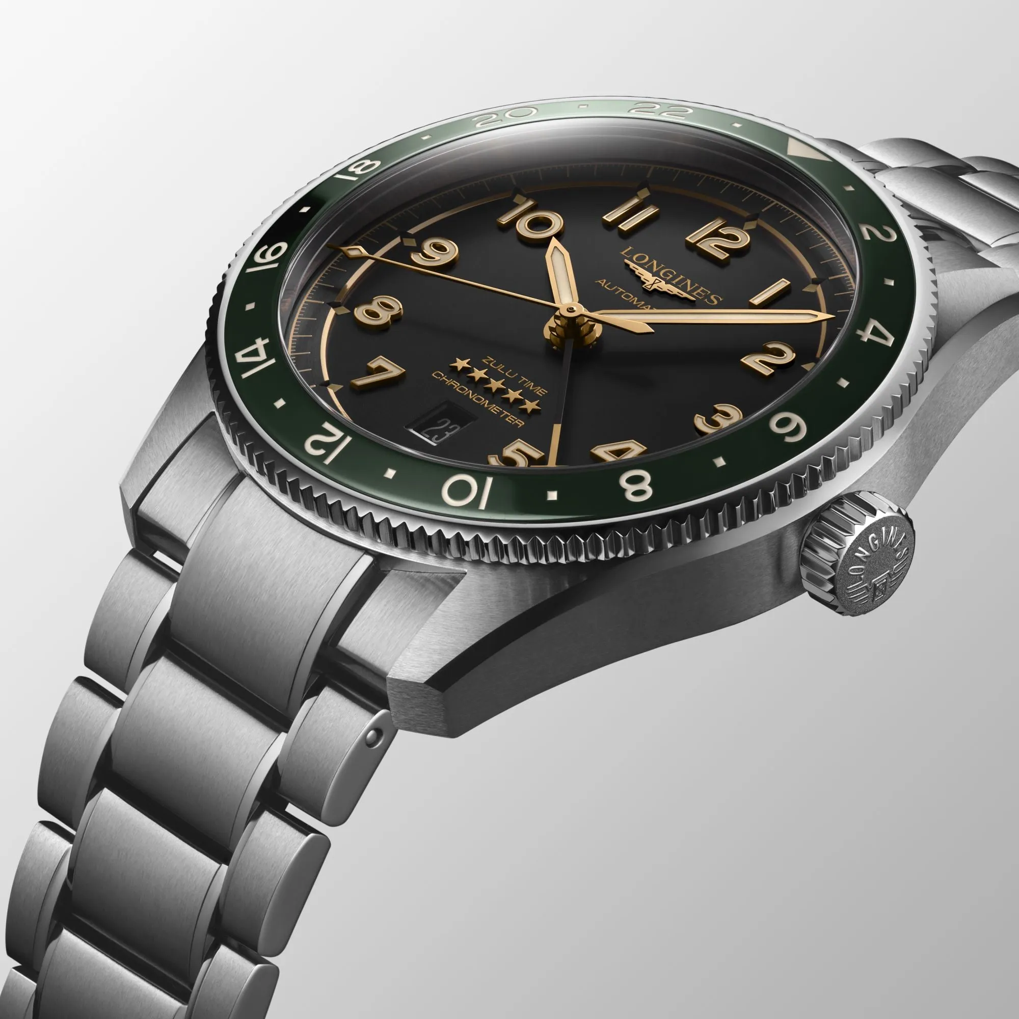 Longines Spirit Zulu Time 42mm Men's Watch