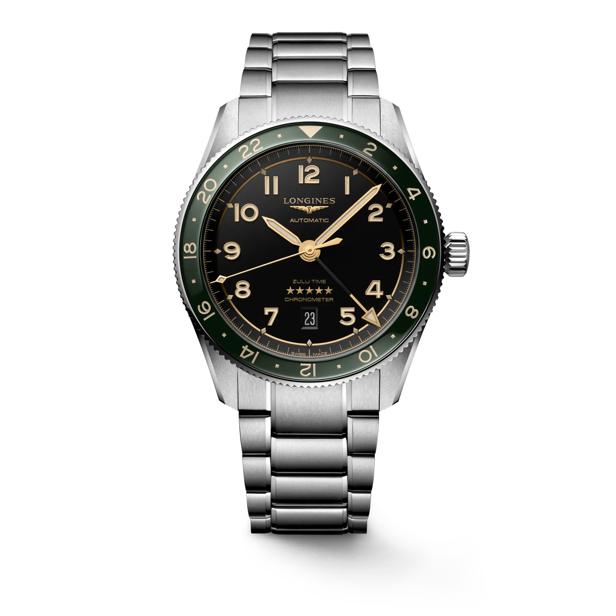 Longines Spirit Zulu Time 42mm Men's Watch