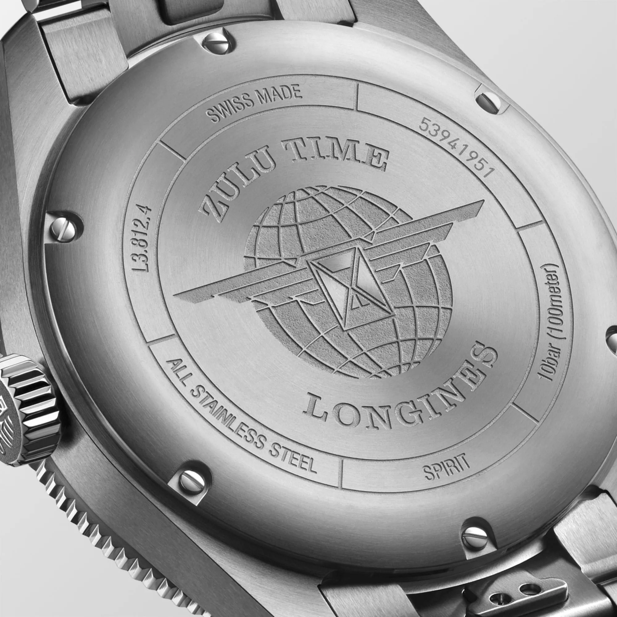 Longines Spirit Zulu Time 42mm Men's Watch