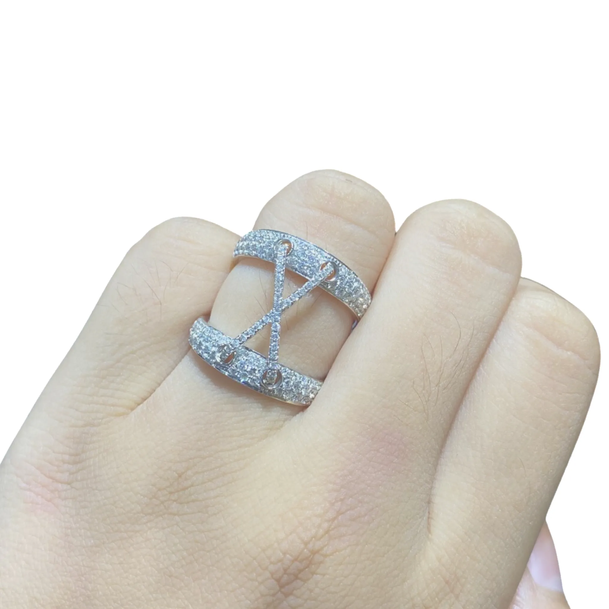 #LVNA2024 | Leaf Link Paved Statement Diamond Jewelry Set