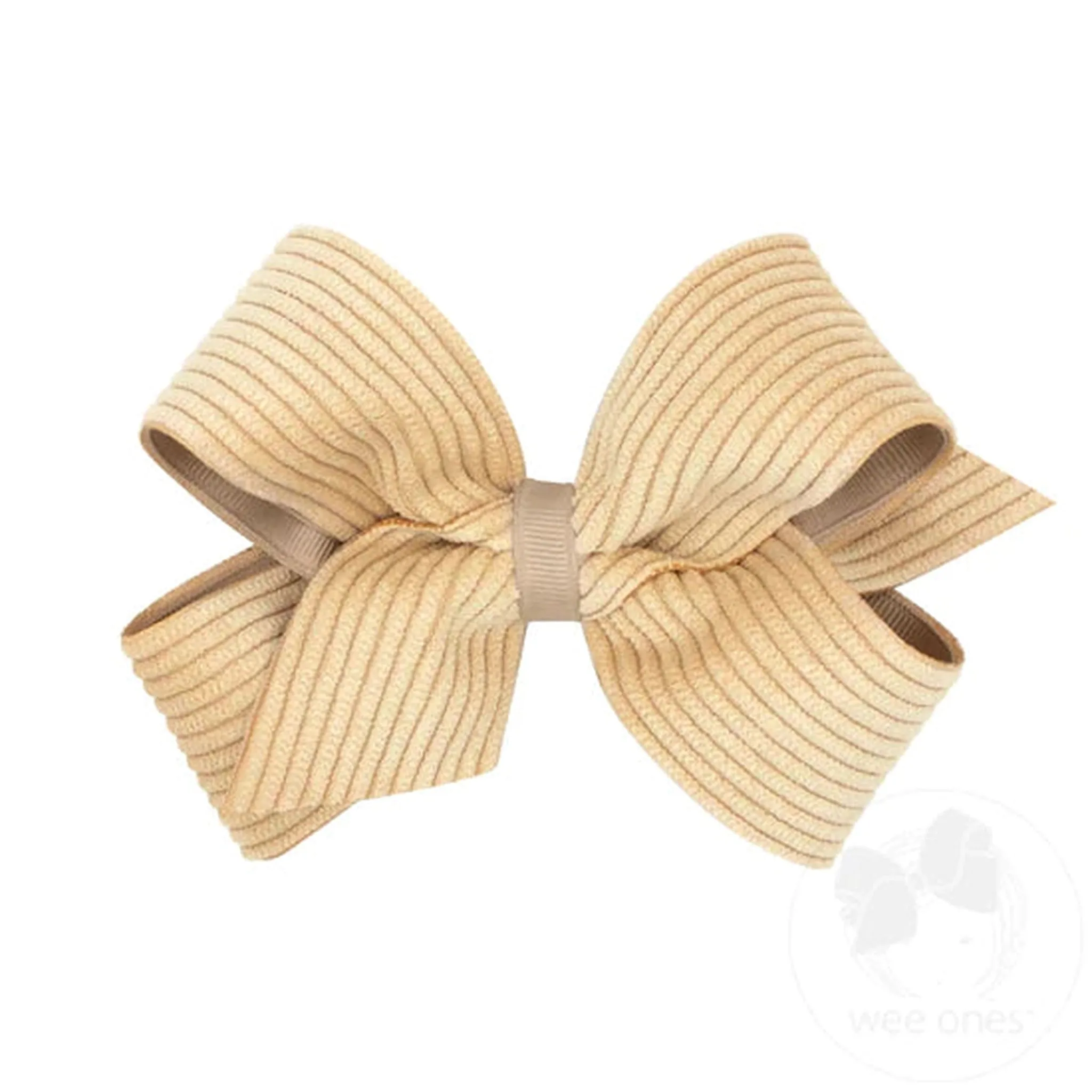 Medium Wide Wale Corduroy Bow