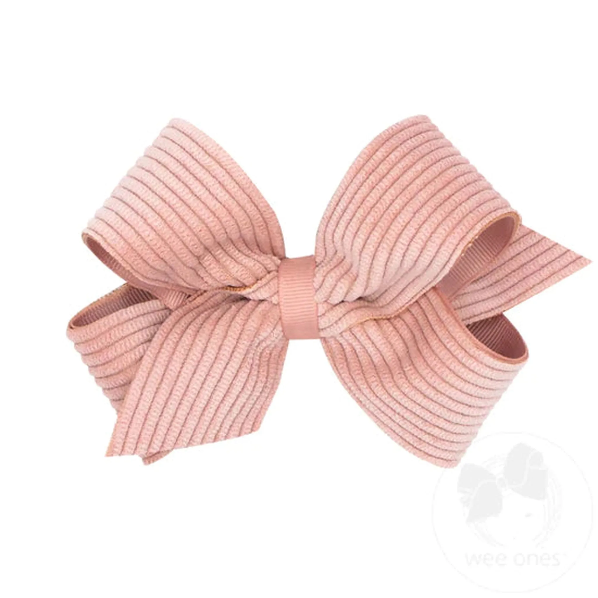 Medium Wide Wale Corduroy Bow
