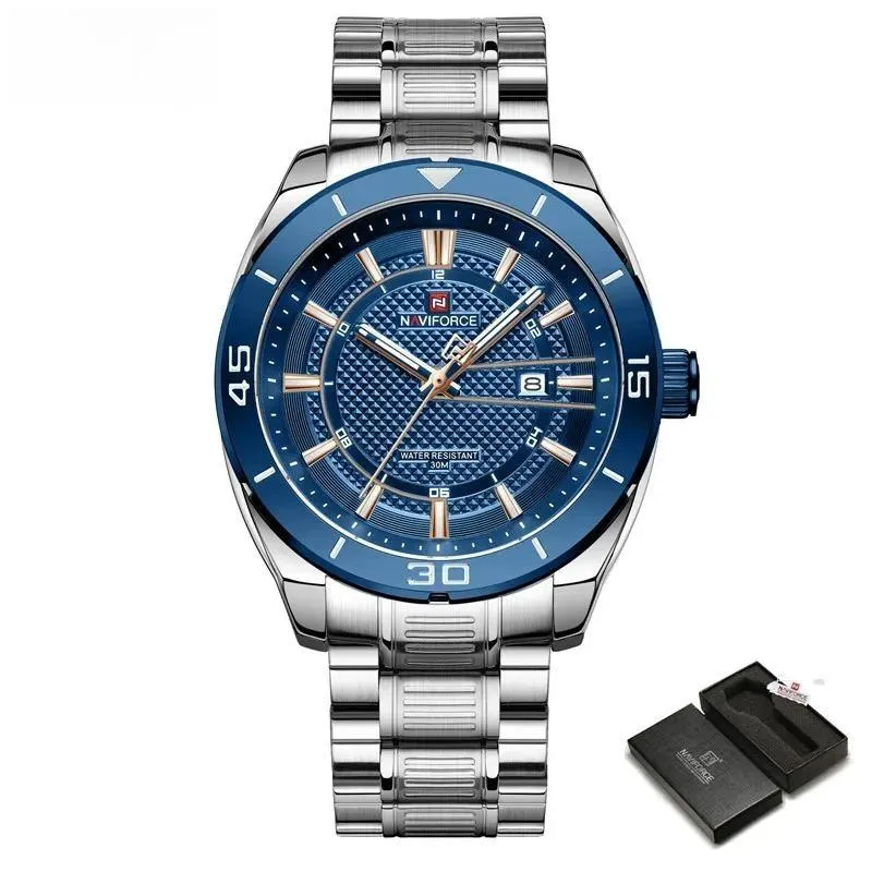 Men Stainless Steel Strap Sports Watches