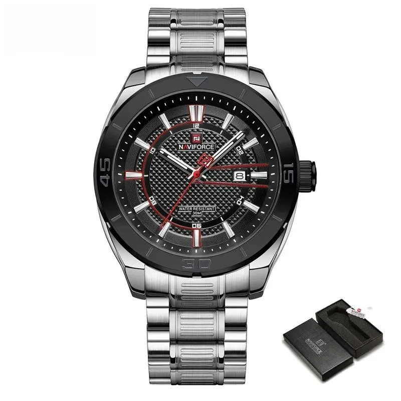 Men Stainless Steel Strap Sports Watches