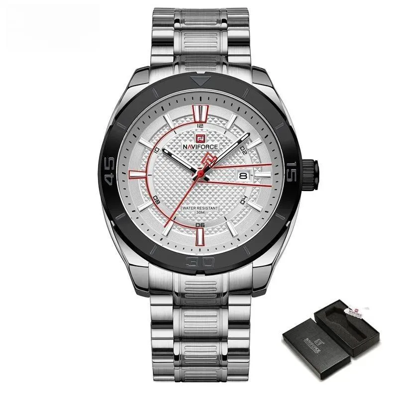 Men Stainless Steel Strap Sports Watches