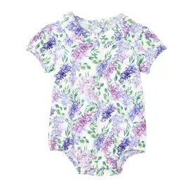 Milky Wisteria Collared Bubbysuit