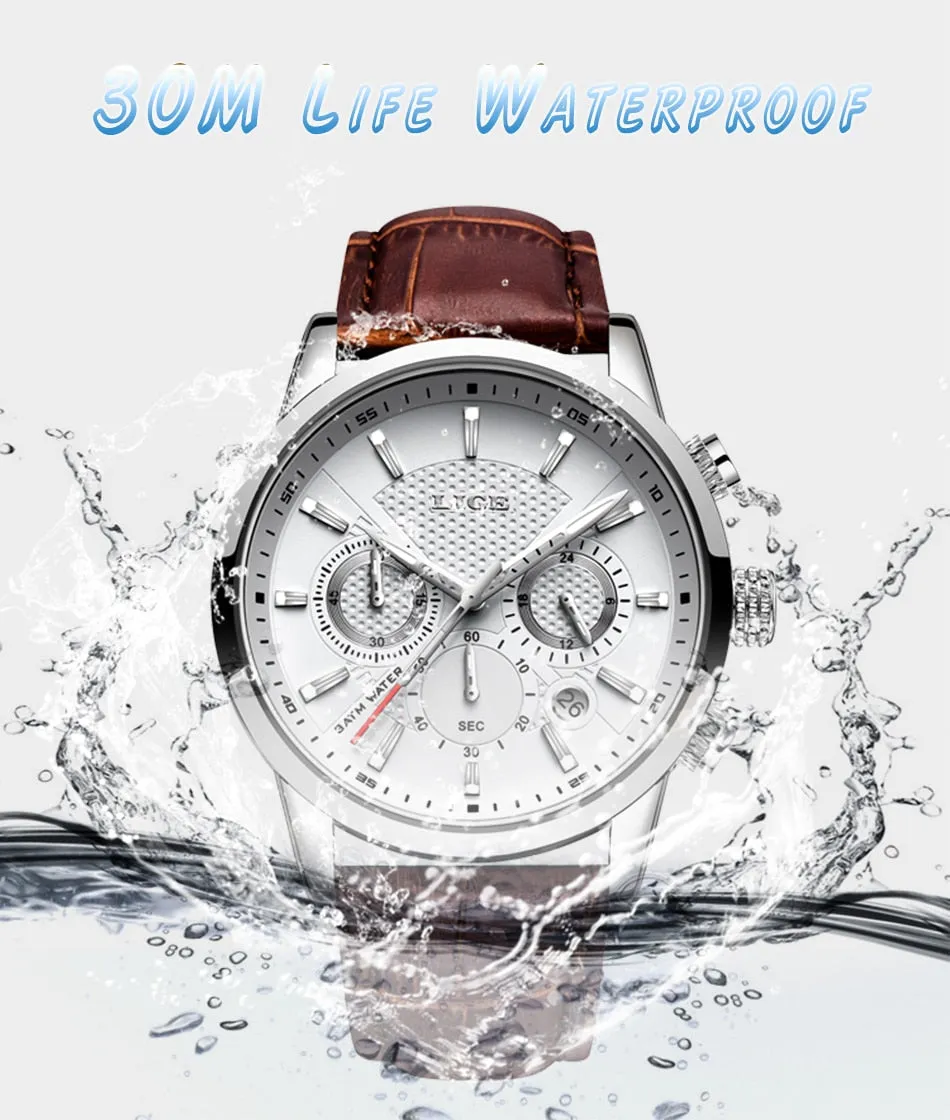 Montre de luxe mode plongeur montre hommes 30ATM étanche Date horloge Sport montres hommes Quartz montre-bracelet