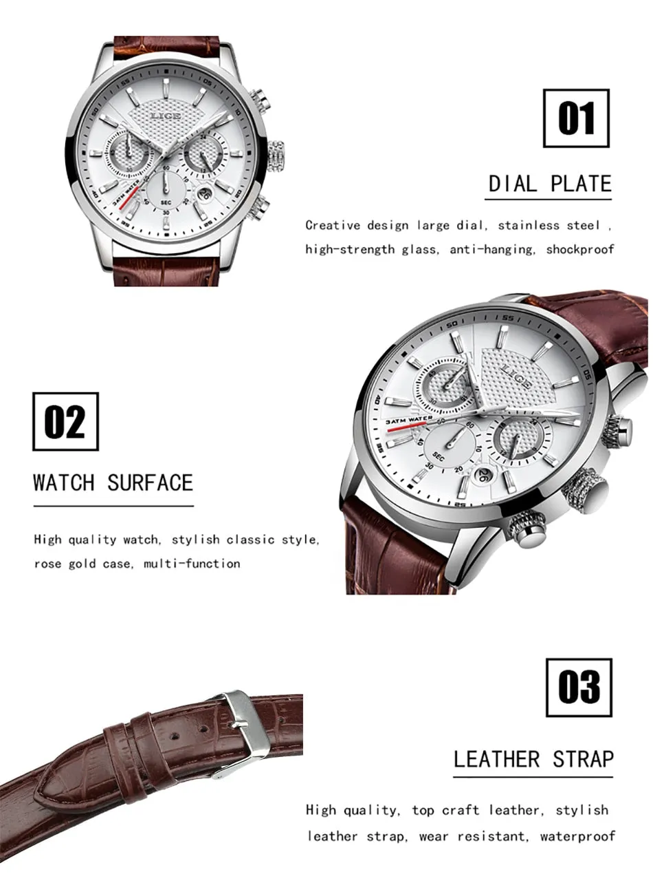Montre de luxe mode plongeur montre hommes 30ATM étanche Date horloge Sport montres hommes Quartz montre-bracelet