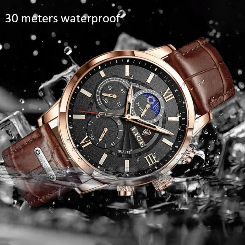 Montre de luxe mode plongeur montre hommes 30ATM étanche Date horloge Sport montres hommes Quartz montre-bracelet